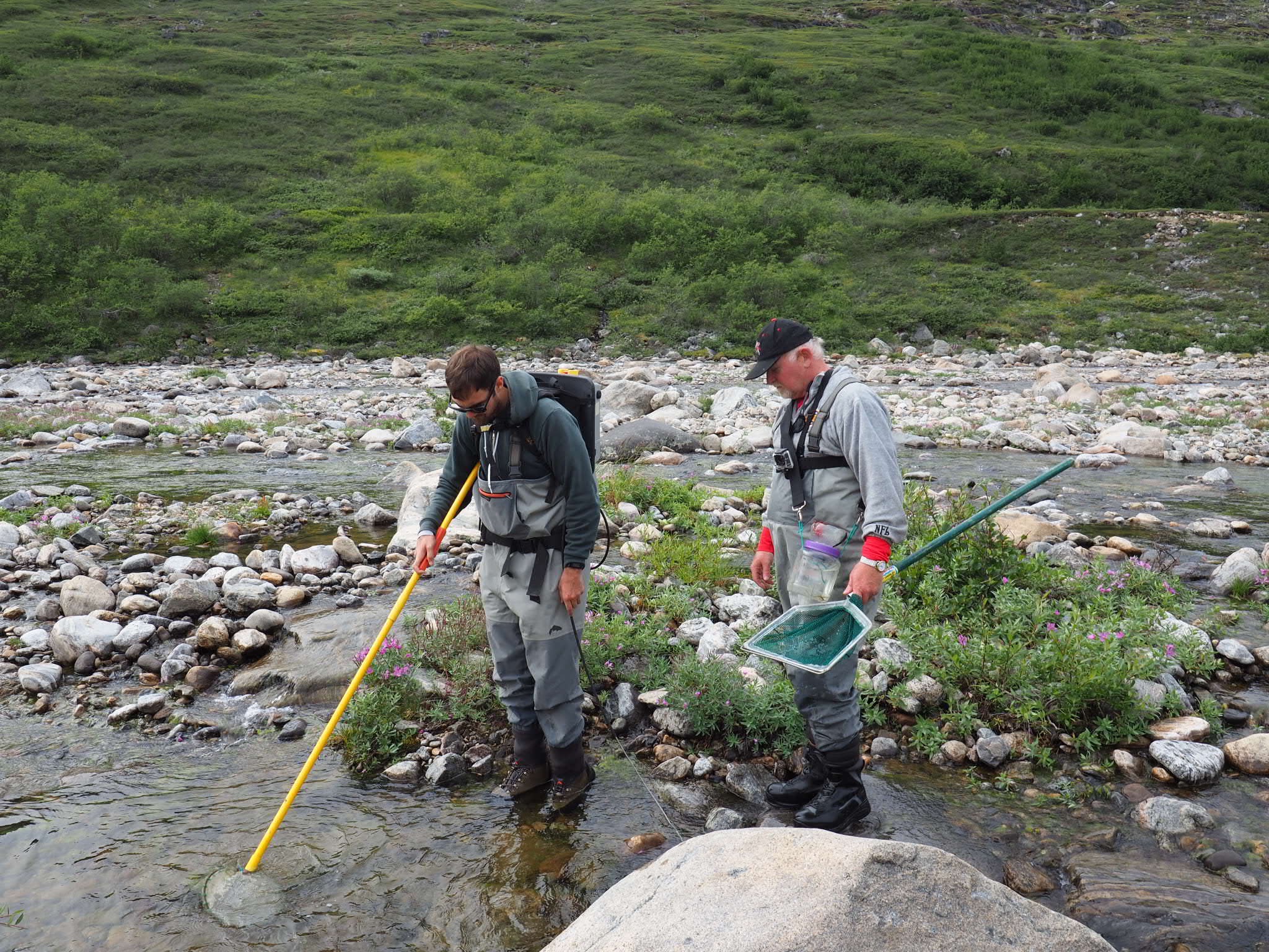 Research team in the field